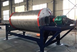 高強磁干濕兩用型磁選機設備展示